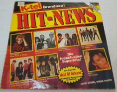 K-Tel Hit-News (1982, K-Tel), disc vinil compilatie pop/rock foto