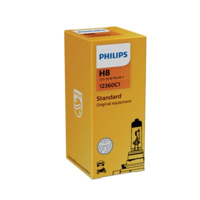 Bec Far H8 PGJ19-1 35W 12V Vision Philips foto