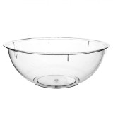 Bol Salată, Model Transparent, Capacitate 5L, Dimensiuni 30x11 cm, Material Plastic, Oem