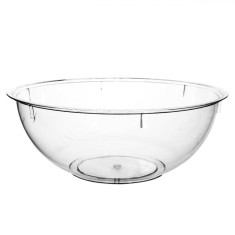 Bol Salată, Model Transparent, Capacitate 5L, Dimensiuni 30x11 cm, Material Plastic
