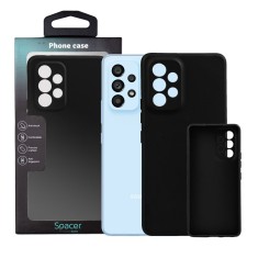 Husa Samsung Galaxy A53 5G Spacer, negru, grosime 1.5mm, material flexibil TPU &amp;quot;SPPC-SM-GX-A53-TPU&amp;quot; foto