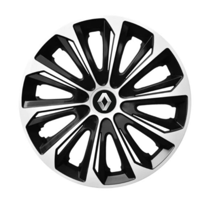 Set 4 capace roti Extra strong silver R15 pentru gama auto Renault