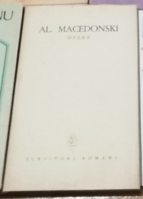 Opere - Al . Macedonski foto
