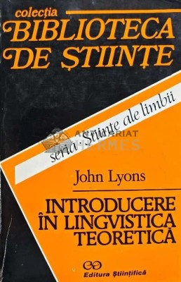 Introducere in lingvistica teoretica - 1995 - John Lyons (@D72) foto
