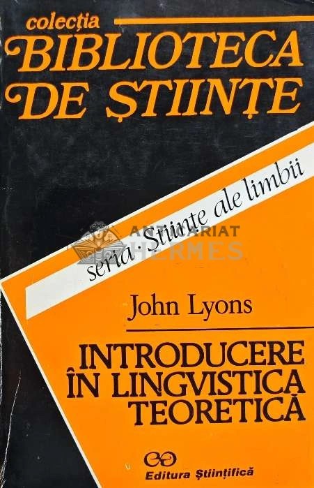 Introducere in lingvistica teoretica - 1995 - John Lyons (@D72)