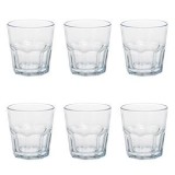 Set 6 Pahare Scurte din Sticlă Transparentă, 230 ml, CMCLASS