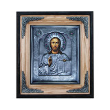 Icoane argintate, Icoana Mantuitorul Iisus Hristos, dim 42cm x 37 cm, cod A-07