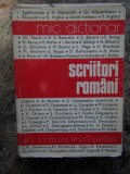 MIC DICTIONAR , SCRIITORI ROMANI BUCURESTI 1978