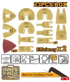 Set Accesorii Multi Tool 23 Bucati pe Acumulator INGCO &ndash; AKTMT2301 &ndash; Versatilitate si Performanta Extinsa pentru Scule Oscilante