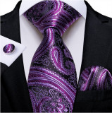 Set cravata + batista + butoni - matase - model 415
