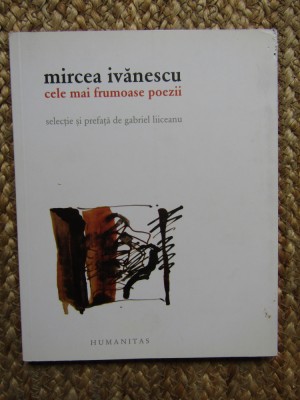 Mircea Ivanescu - Cele mai frumoase poezii foto