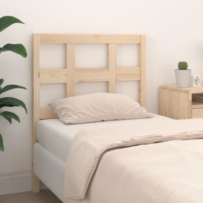 Tăblie de pat, 80,5x4x100 cm, lemn masiv de pin