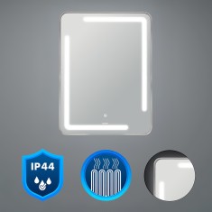 Padova 60 oglindă cu detector de prezență cu iluminare led și dezumidificator 60x80 cm