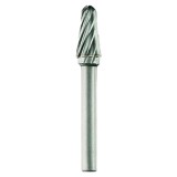 Tivoly 1036701 - Freza cu carburi metalice 10x20x65 mm tija 6 mm forma L (conica dreapta cu cap rotunjit) tais simplu