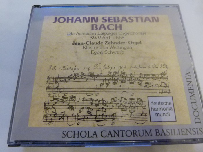 18 Leipziger Orgelchorale - J.S.Bach , 2cd,, qaz