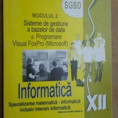 Informatica. Manual pentru clasa a XII-a- Mariana Milosescu