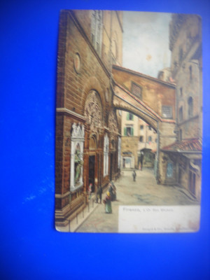 HOPCT 433 T FIRENZE/FLORENTA ITALIA -STENGEL-LITHO-CP PICTURA-NECIRCULATA foto