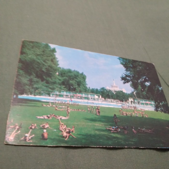 CARTE POSTALA -BUCURESTI-STRANDUL TINERETULUI NECIRCULATA