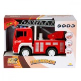 Cumpara ieftin Camion de pompieri cu scara, Maxx Wheels, 20 cm