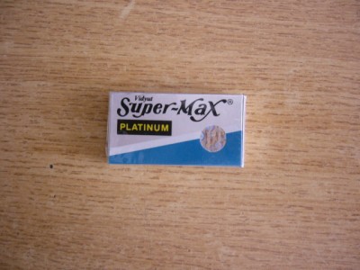 C7 8 - Set 5 lame ras sigilat - Super - Max - platinum - piesa de colectie foto