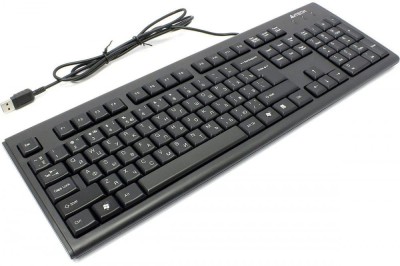 Tastatura KR-83 A4Tech, USB, neagra foto