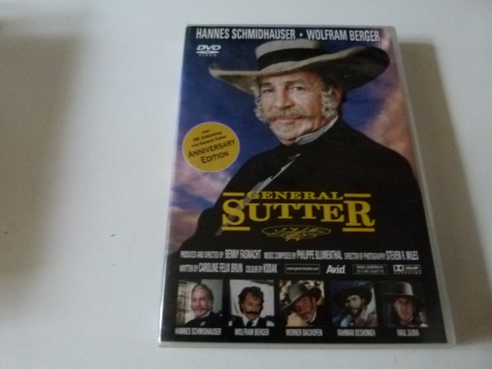 General Sutter, dvd
