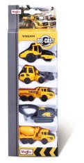 MAISTO SET 5 UTILAJE DE CONSTRUCTII VOLVO
