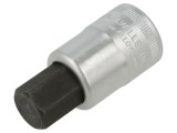 Cheie tubulară HEX 17mm 1/2 60mm oțel cromat