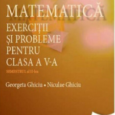 Matematica. Exercitii si probleme pentru clasa a V-a - Semestrul al II-lea | Georgeta Ghiciu, Niculae Ghiciu