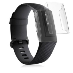 Set 2 Huse pentru Fitbit Charge 4/Charge 3, Kwmobile, Silicon, Transparent, 46909.74
