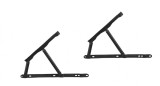 Set 2 balamale somiera pat rabatabila stanga dreapta metal negru fara piston