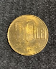 Moneda 50 lei 1996 foto