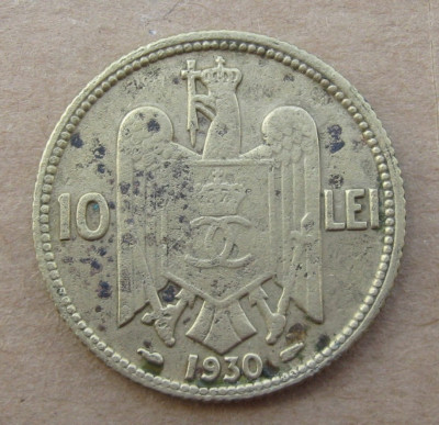 10 Lei 1930 / Monetăria Paris foto