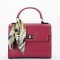 Geanta rosie FLORACo cu esarfa F3629 14