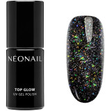 Cumpara ieftin NEONAIL Top Glow lac gel de unghii pentru acoperirea superioară culoare Multicolor Holo 7,2 ml