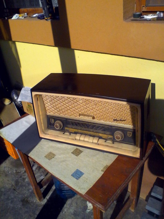 Aparat de Radio Pe Lampi Philips Merkur Md BD 473 A an 1957-1958