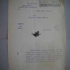 HOPCT DOCUMENT VECHI 340 MINISTERUL INDUSTRIEI COMERT EXTERIOR /BUCURESTI 1936