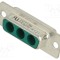 MOLEX FCT Mixed Layout D-Sub Housing Female Tin-plated Shell 3