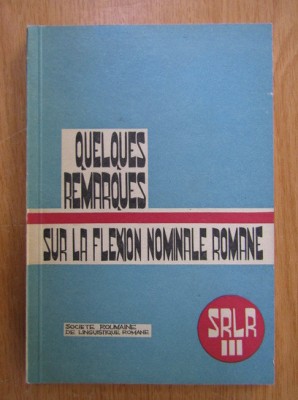 Quelques remarques sur la flexion nominale romane foto