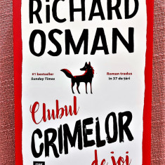 Clubul crimelor de joi. Editura Crime Scene Press, 2020 - Richard Osman