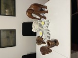 Figurine elefanti din lemn/ lemn abanos
