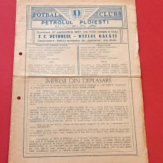 Program meci fotbal PETROLUL PLOIESTI - OTELUL GALATI (27.09.1987)