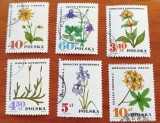 POLONIA-1970-80-''SERII TEMATICE COMPLETE stampilate=FLORI' -Vezi-Scan