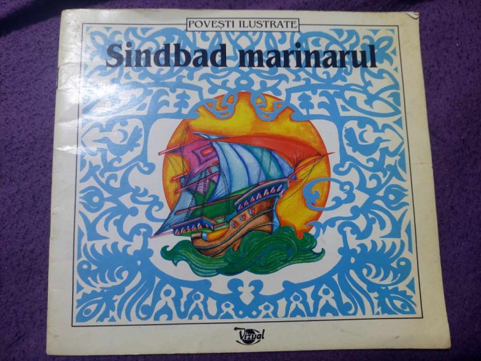 Carte povestiri copii,SINDBAD MARINARUL-Povesti ilustrate,1996,ilustr.Sarbu laur