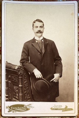 ,,FANCHETTE&amp;quot;JASSY/ FOTO ATELIER PE SUPORT DE CARTON / STARE IMPECABILA/165X108mm foto