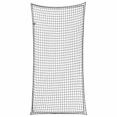 vidaXL Plasă de remorcă cu funie elastică, negru, 6x3 m, PP