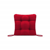 Perna decorativa pentru scaun de bucatarie sau terasa, dimensiuni 40x40cm, culoare visiniu, Palmonix
