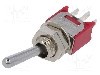Intrerupator basculant, 3 pozitii, mod comutare ON-OFF-ON, SP3T, IC SWITCHES - IC1202T1B1M1QE foto