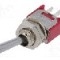 Intrerupator basculant, 3 pozitii, mod comutare ON-OFF-ON, SP3T, IC SWITCHES - IC1202T1B1M1QE