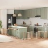 VidaXL Poartă de c&acirc;ini pliabilă cu ușă, 12 panouri, 600 cm, lemn plop 3155530